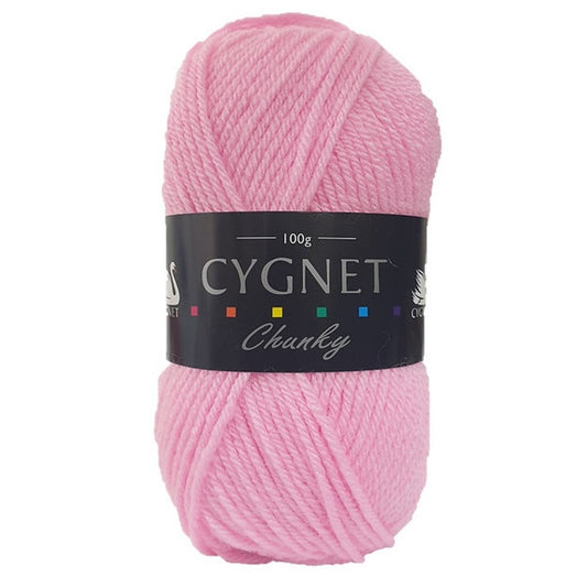 Cygnet Yarns - Chunky Wool - 100g Ball - 784 Baby Pink