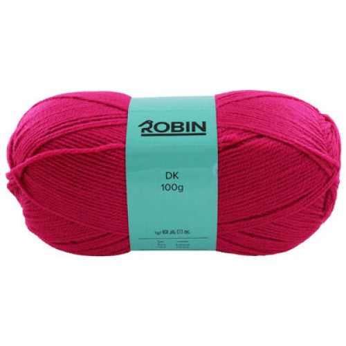 www.thewoolshop.net Robin - DK Double Knit Wool Yarn - 100g Ball - Berry