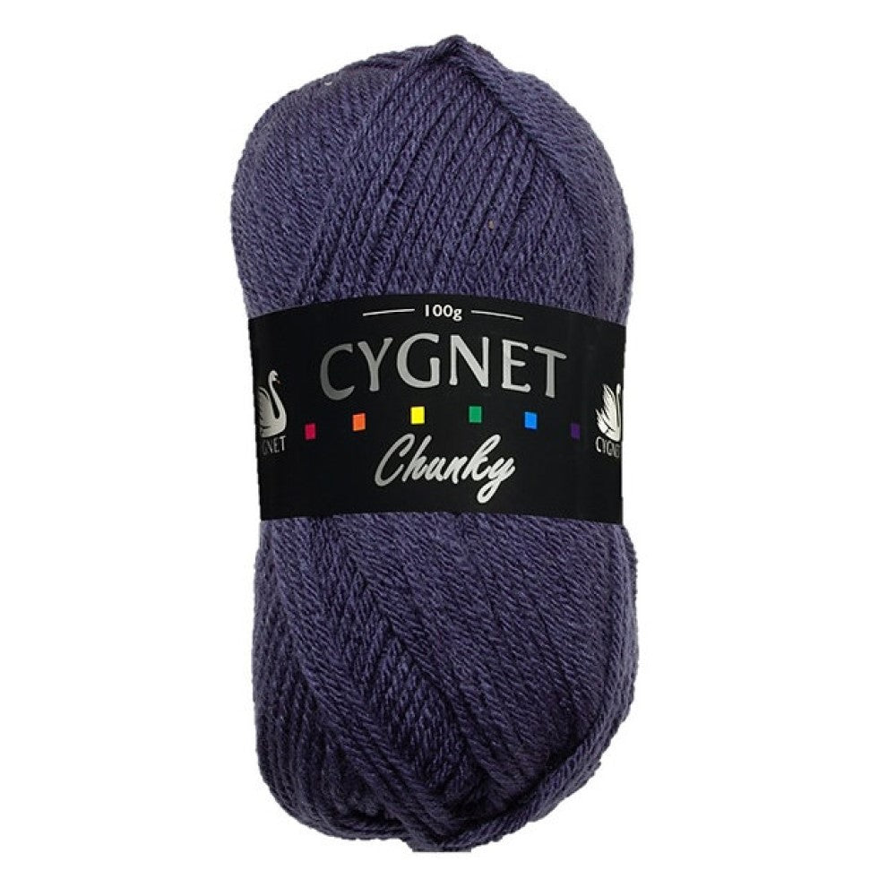 Cygnet Yarns - Chunky Wool - 100g Ball - 779 Blackberry