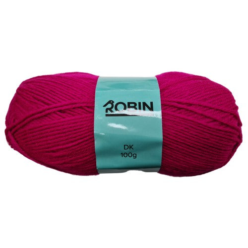 www.thewoolshop.net Robin - DK Double Knit Wool Yarn - 100g Ball - Cerise
