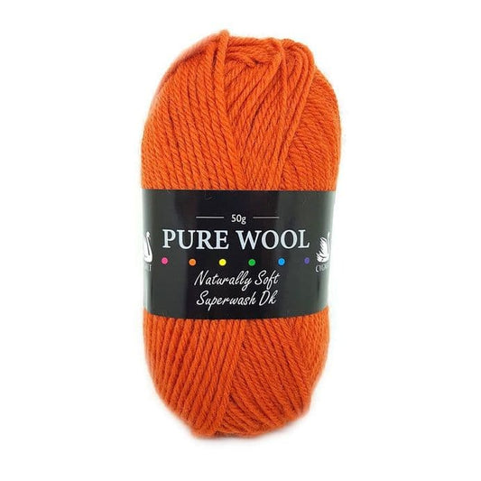 Cygnet Yarns - Pure Wool Superwash DK - 50g Ball - Copper