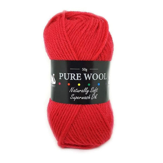 Cygnet Yarns - Pure Wool Superwash DK - 50g Ball - Geranium