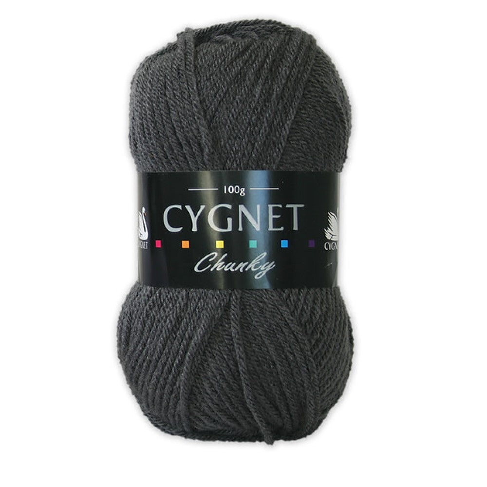 Cygnet Yarns - Chunky Wool - 100g Ball - 967 Graphite