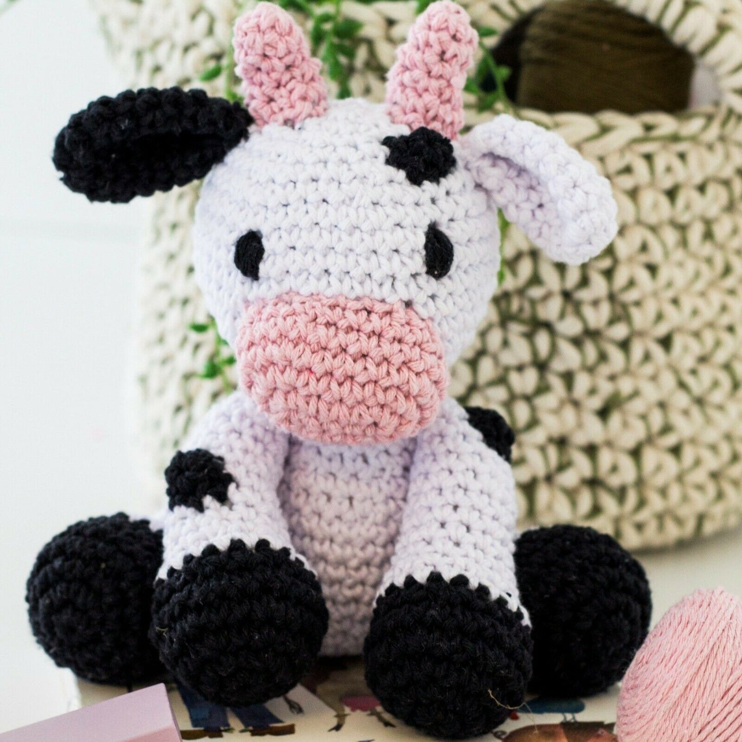Hoooked - Crochet Kit - Kirby the Cow