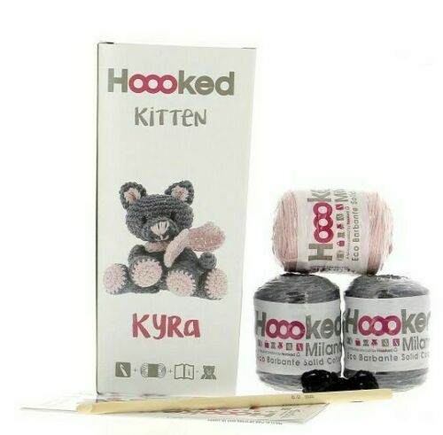 Hoooked - Crochet Kit - Kyra the Kitten