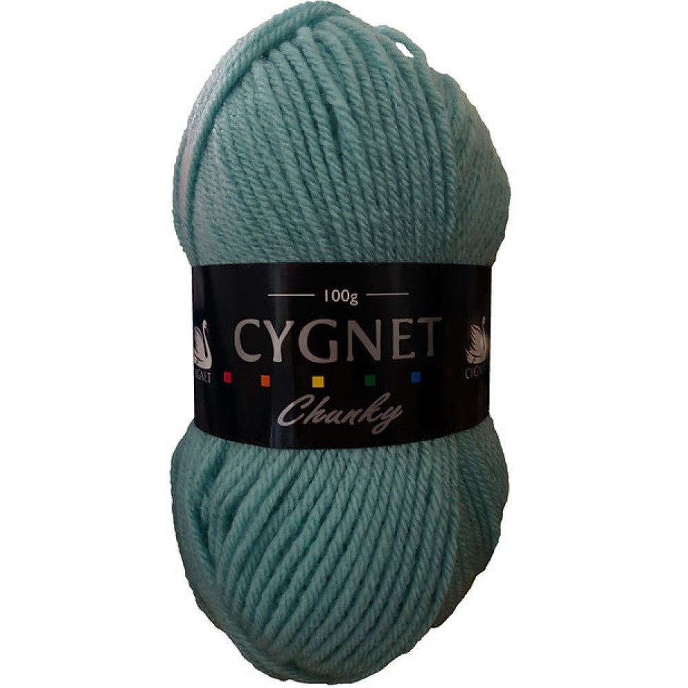 Cygnet Yarns - Chunky Wool - 100g Ball - 601 Mint