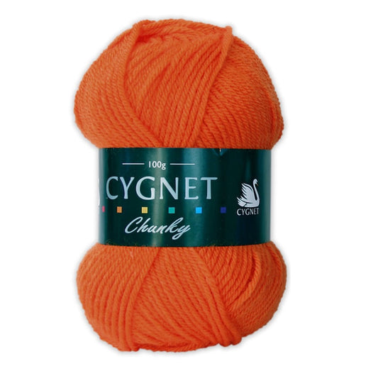 Cygnet Yarns - Chunky Wool - 100g Ball - 632 Orange