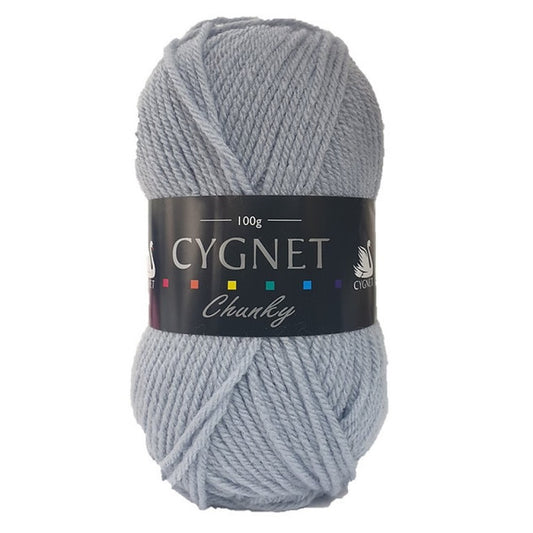 Cygnet Yarns - Chunky Wool - 100g Ball - 241 Pearl Grey