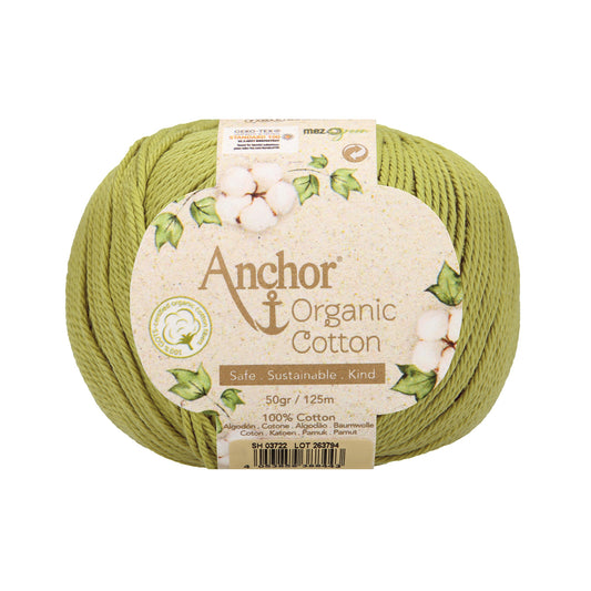 Anchor - Organic Cotton - 50g Ball - Pistachio