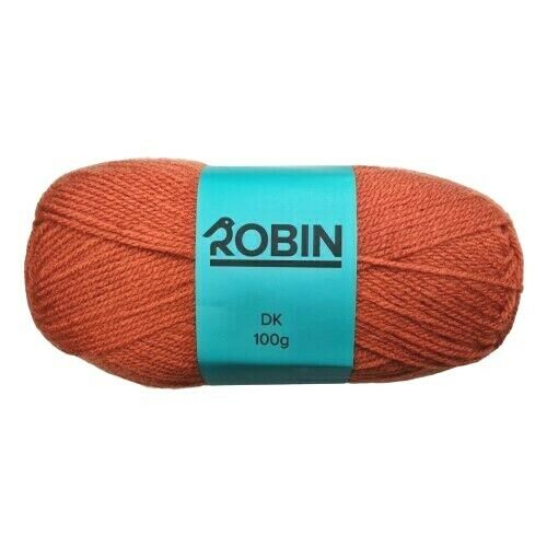 www.thewoolshop.net Robin - DK Double Knit Wool Yarn - 100g Ball - Pumpkin