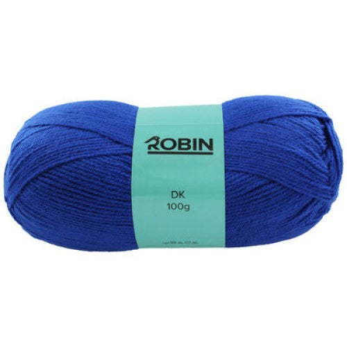 www.thewoolshop.net Robin - DK Double Knit Wool Yarn - 100g Ball - Royal Blue