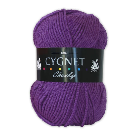 Cygnet Yarns - Chunky Wool - 100g Ball - 665 Thistle